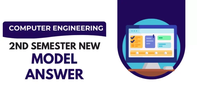 Computer Engineering 2nd Semester Model Answer Papers MSBTE K Scheme