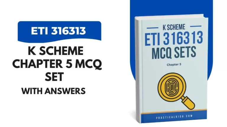 ETI 316313 Chapter 5 MCQ K Scheme