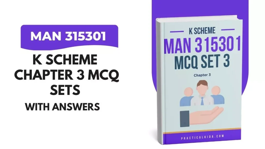 MAN 315301 Chapter 3 MCQ Management